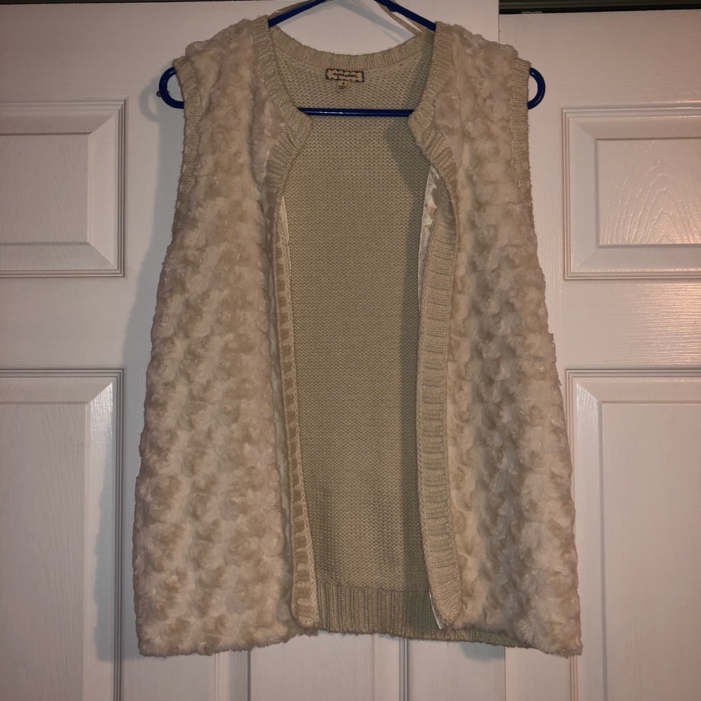 NWT!!! Cream Sweater Vest